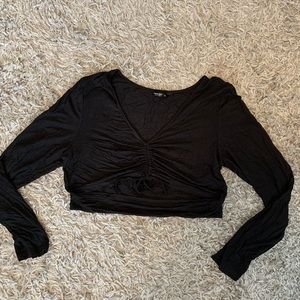 Shein cut out crop top